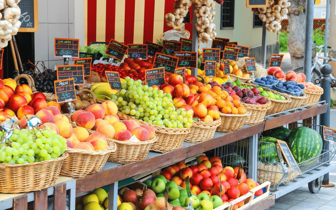 The Provençal market in Carpentras