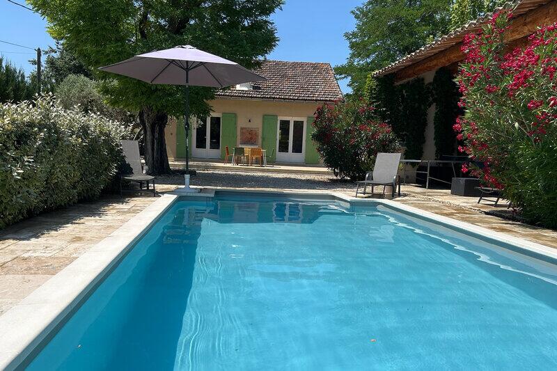 Private pool of the Villa